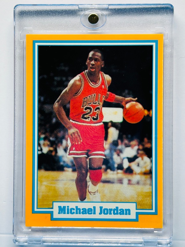 Photo 1 of 827484…Michael Jordan stats card  in hard plastic case 