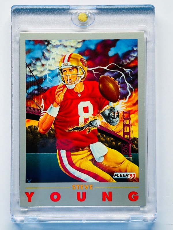 Photo 1 of 827500…Steve Young Roboniner card 247  in hard plastic case 