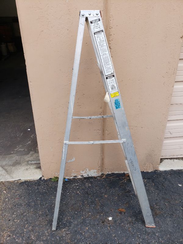 Photo 1 of  Aluminum 5 foot A fame ladder 