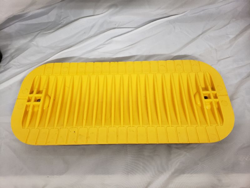 Photo 3 of high impact plastic speed bumps 5 pieces in each box (all in inches 17.5 L 7.75w 1.5H)