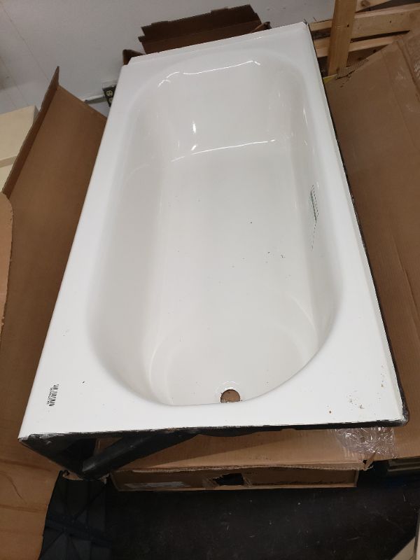 Photo 2 of American Standard, Princeton 60 in. Right Hand Drain Rectangular Alcove Bathtub in White Durable Americast is lighter than cast iron, easier to handle
Excellent heat retention keeps bath water warmer longer
StanSure slip-resistant textured floor surface i