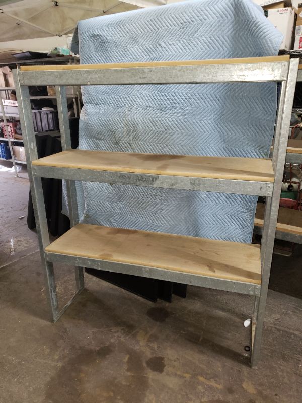 Photo 1 of 2 homemade  storage  shelves (50.75W 16D 60.75H all in inches)