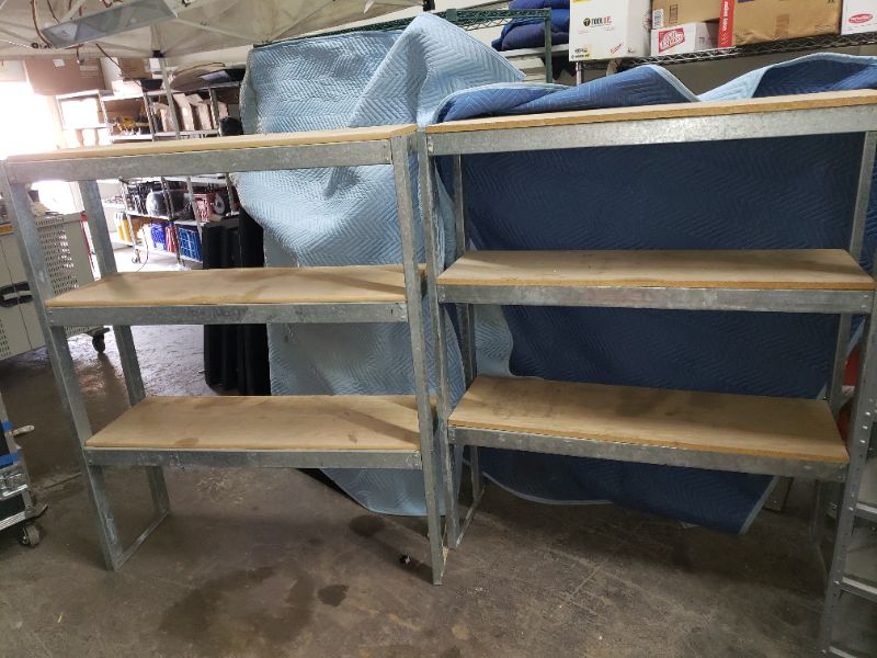 Photo 1 of 2 homemade  storage  shelves (50.75W 16D 60.75H all in inches)