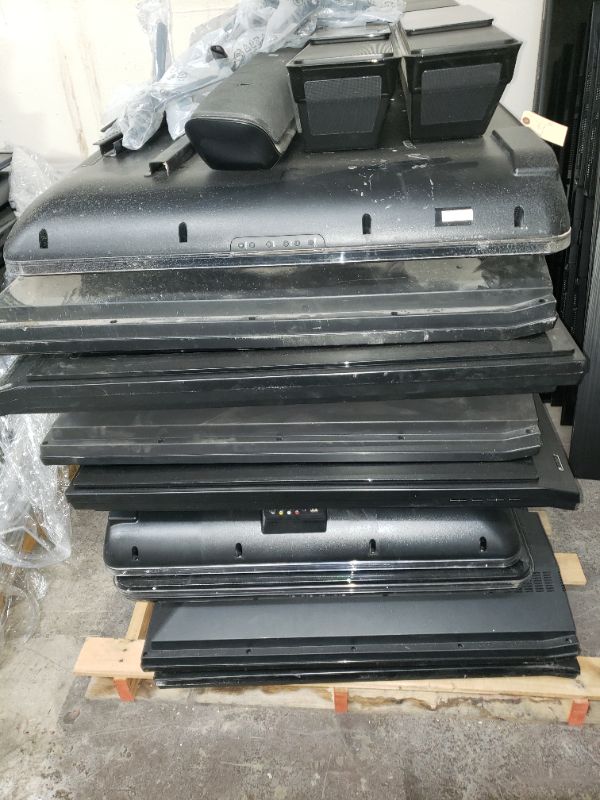 Photo 1 of Pallet lot of Samsung and Philips TVs for PARTS ONLY 