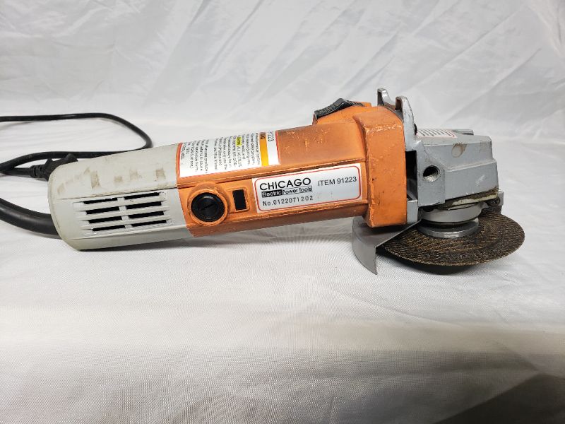 Photo 1 of Chicago electric 4.5 inch angle grinder