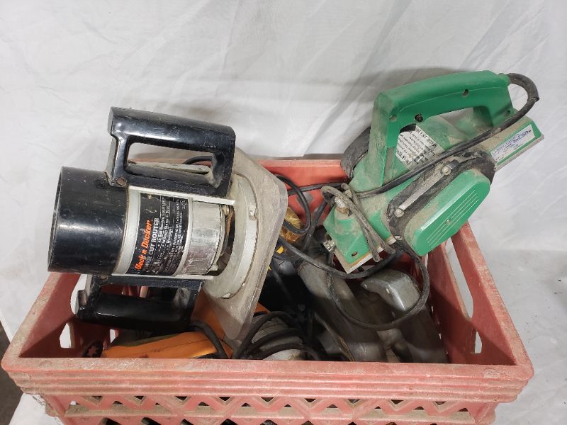 Photo 1 of Miscellaneous power tools for parts only