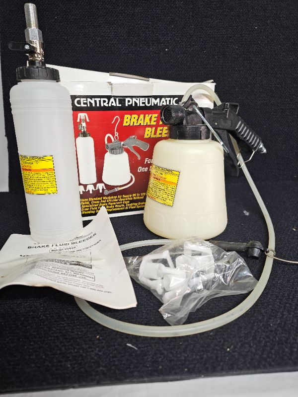 Photo 1 of Central pneumatic brake fluid bleeder.