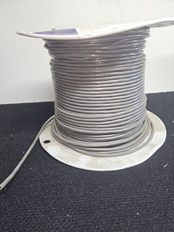 Photo 1 of partial spool of cable Belden 8762 Industrial 20AWG 2C (1 Pair) Cable over 500 feet