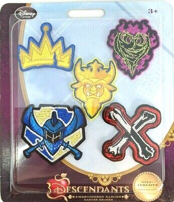 Photo 1 of Disney Descendants Embroidered Badges 5-pack Set