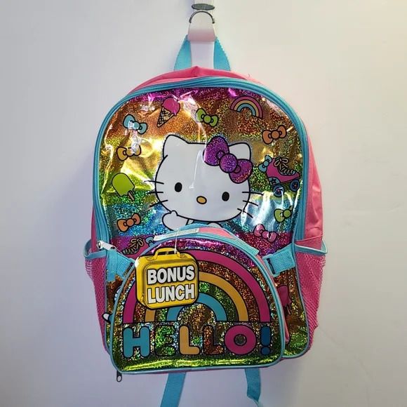 Photo 1 of HELLO KITTY 2PC SCHOOL BACKPACK (BONUS LUNCHBOX)