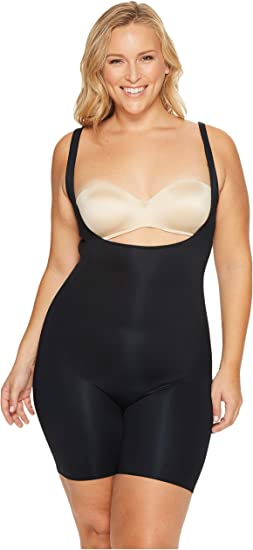 Photo 1 of SPANX Shapewear for Women, Power Conceal-Her Open-Bust Mid-Thigh Bodysuit 2X