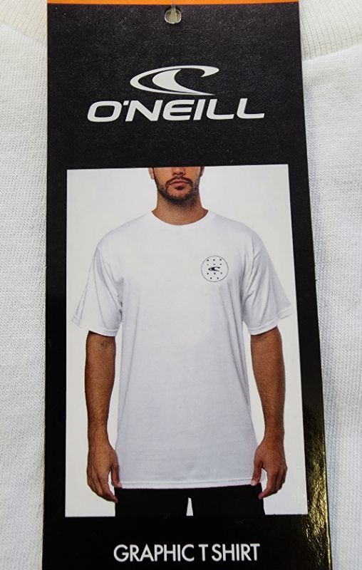 Photo 1 of O'NEILL MEN'S SHORT SLEEVE GRAPHIC TSHIRT XXL WHITE