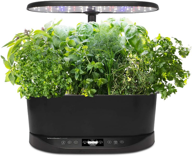 Photo 1 of AeroGarden Bounty Basic - Indoor Garden with LED Grow Light, Black