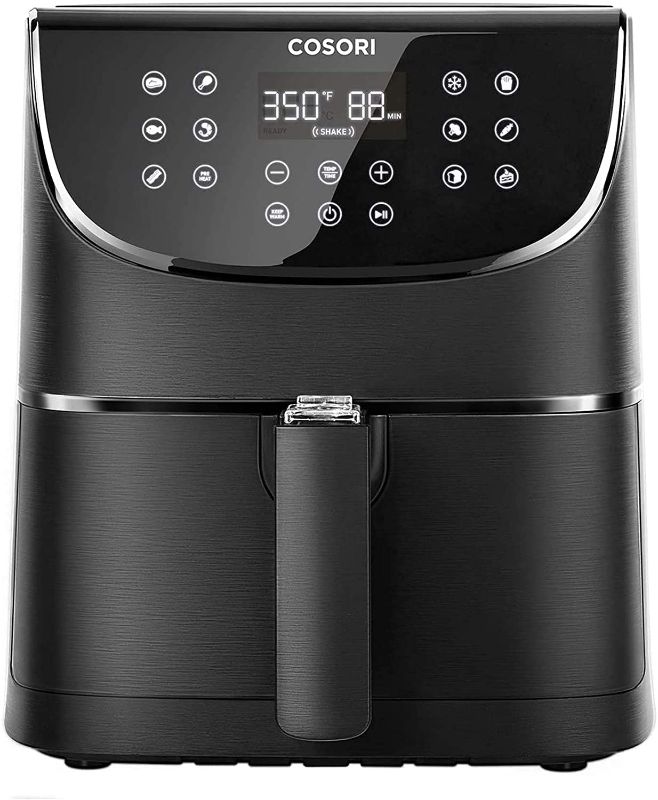 Photo 1 of COSORI Air Fryer Max Digital Hot Oven Cooker, One Touch Screen with 13 Cooking Functions, Preheat and Shake Reminder, 5.8 QT, Black