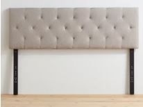 Photo 1 of Beige Upholstered Panel Headboard,King size