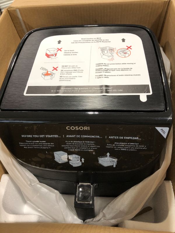 Photo 2 of Cosori Air Fryer,Max XL 5.8 Quart,1700-Watt Electric Hot Air Fryers Oven