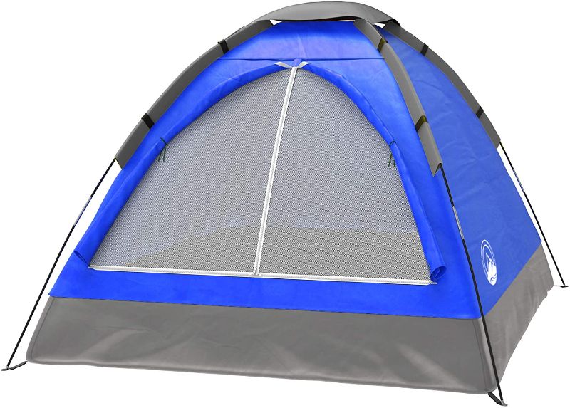 Photo 1 of 2-Person Camping Tent – Includes Rain Fly and Carrying Bag – Lightweight Outdoor Tent for Backpacking, Hiking, or Beach by Wakeman Outdoors