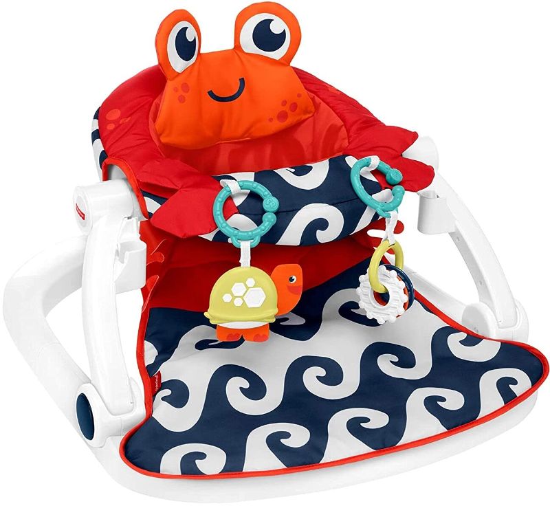 Photo 1 of Fisher-Price Sit-Me-Up Floor Seat with Tray, Crab