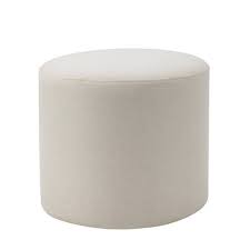 Photo 1 of 19" Round Pouf Ottoman - WOVENBYRD
