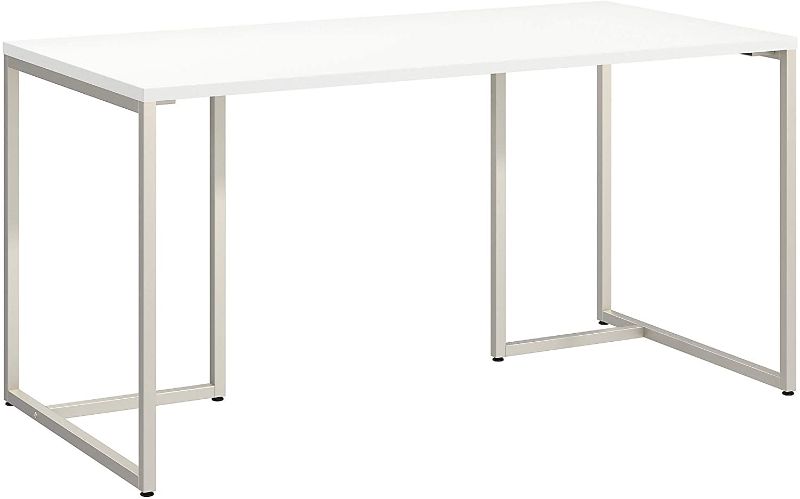 Photo 1 of Bush Business Furniture Office by Kathy Ireland Method Table Desk, 60W, White--- box 1/2
