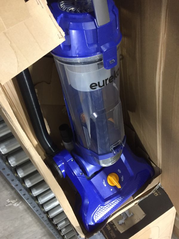 Photo 3 of eureka NEU182A PowerSpeed Bagless Upright Vacuum Cleaner, Lite, Blue
