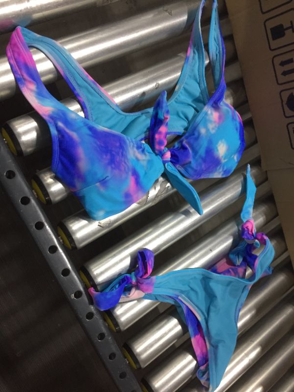 Photo 2 of Carmen Tie Dye Self Tie Bikini--- small
