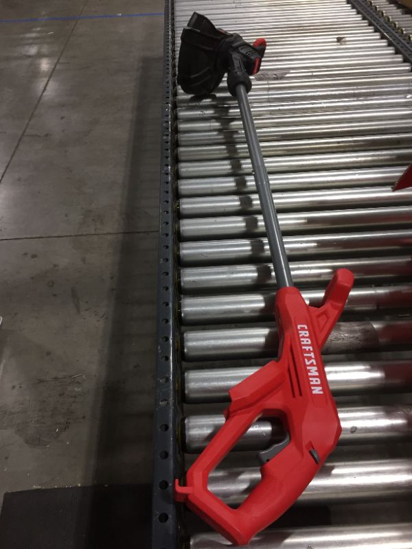 Photo 2 of CRAFTSMAN V20 20-volt Max 10-in Straight Cordless String Trimmerwith Edger Capable (Battery not Included))
