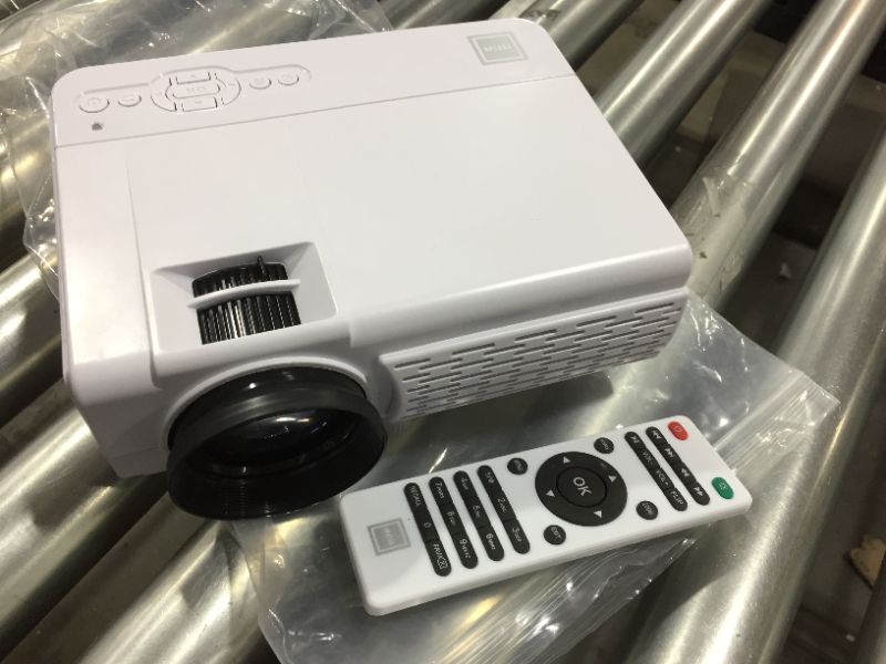 Photo 1 of RCA RPJ200COMBO Bluetooth Home Theater Projector with 100 inch Fold Up Screen
