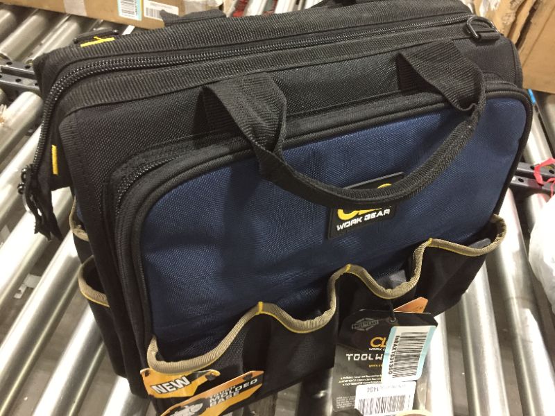 Photo 2 of CLC Work Gear PB1543 17" Molded Base Multi-Compartment Technician's Tool Bag
