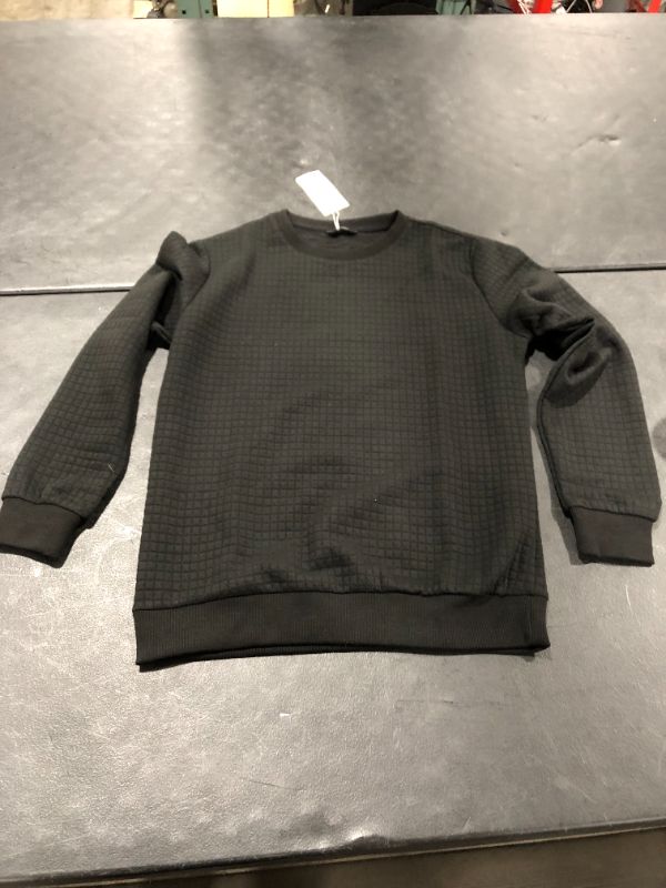 Photo 1 of coofandy men's black sweater size M
