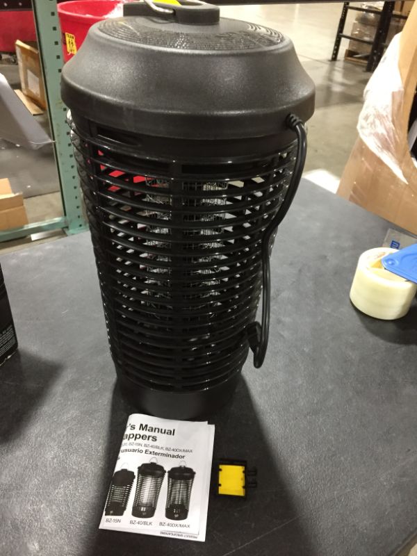 Photo 3 of Black Flag 5500 Volt Deluxe 40 Watt Electronic Insect Killer, Bug Zapper, 1.5 Acre Coverage, Black
