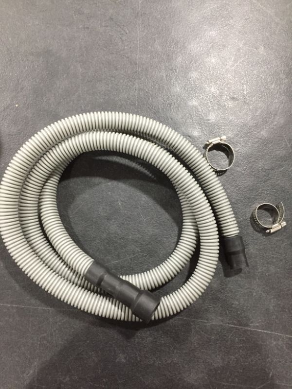 Photo 2 of 6 ft. Corrugated Dishwasher Hose
