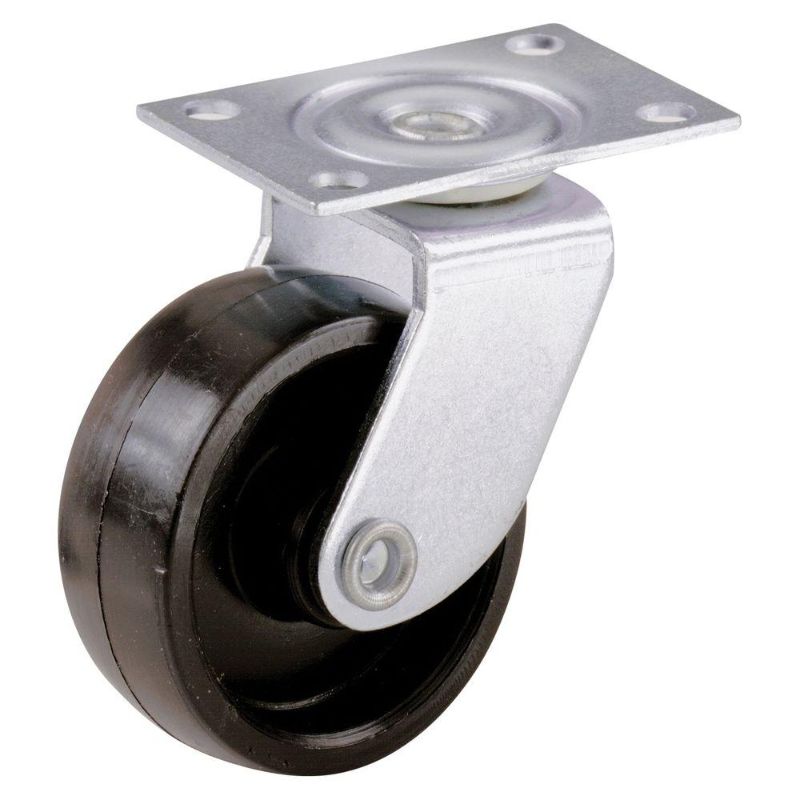 Photo 1 of  Everbilt Casters Plastic Wheel Swivel 1-5/8 in. Plate Casters (4-Pack)

