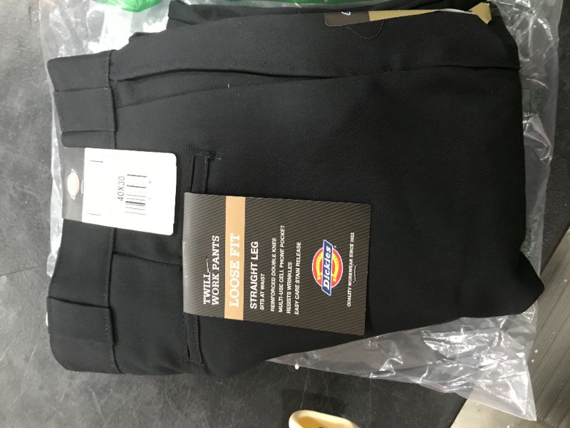 Photo 3 of Dickies Men's Loose Fit Double Knee Work Pant 40 x 30