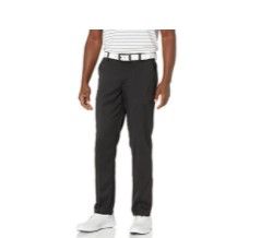 Photo 1 of Amazon Essentials Men's Slim-Fit Stretch Golf Pant, Black, 32W x 32L