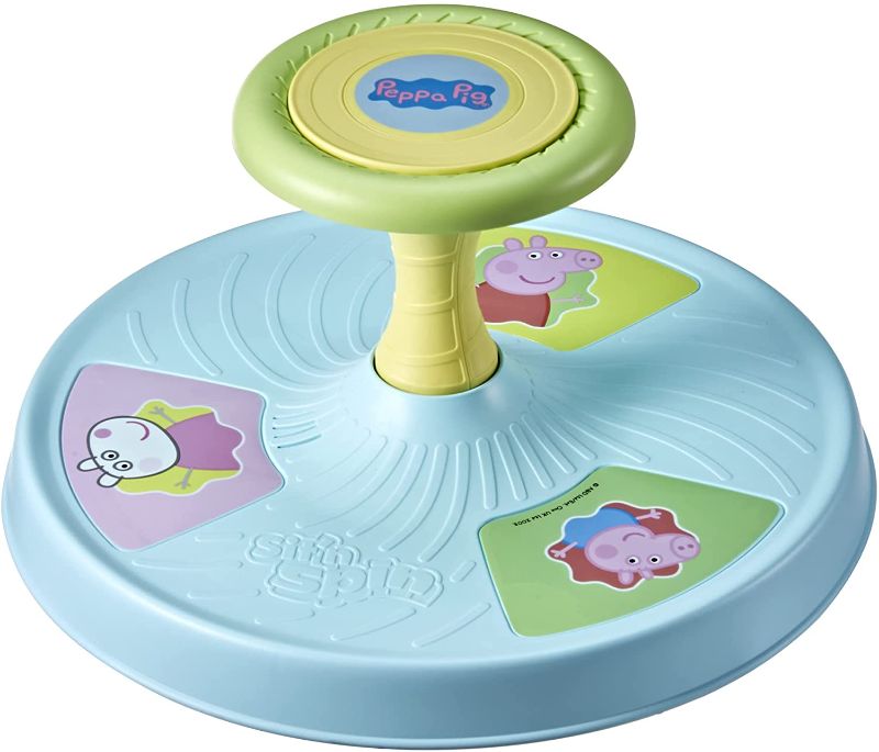 Photo 1 of Playskool Peppa Pig Sit 'n Spin Musical Classic Spinning Activity Toy for Toddlers Ages 18 Months and Up (Amazon Exclusive)