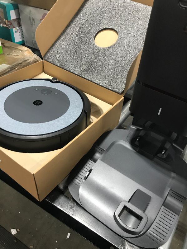 Photo 4 of iRobot Roomba i4+ (6550) Robot Vacuum with Automatic Dirt Disposal-Empties Itself for up to 60 Days, Wi-Fi Connected, Works with Alexa, Carpets, + Smart Mapping Upgrade - Clean & Schedule by Room