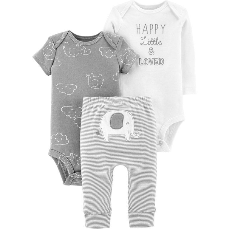 Photo 1 of 24M CARTER'S BABY BOY 3 PC SET "HAPPY LITTLE & LOVE" 24M 