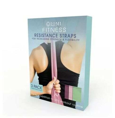 Photo 1 of Lomi Fitness Resistance Straps Bands set of 3 exercise low impact rehabilitate