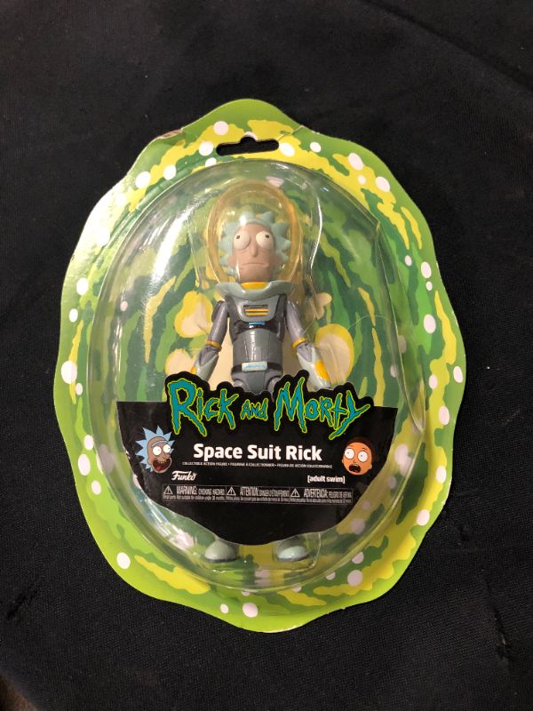 Photo 3 of Rick and Morty - Space Suit Rick Metallic US Exclusive Action Figure SMALL
