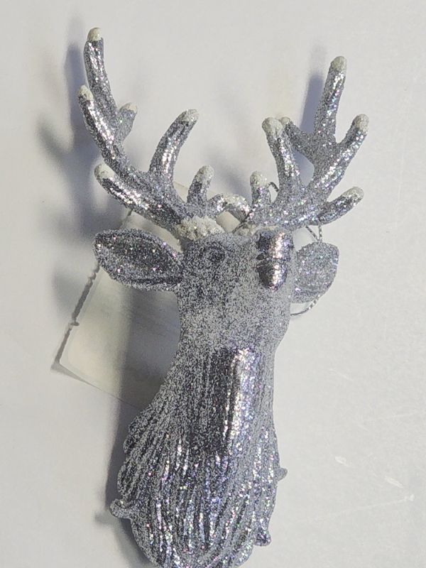 Photo 2 of HOLIDAY LANE ORNAMENT GLITTER DEER 