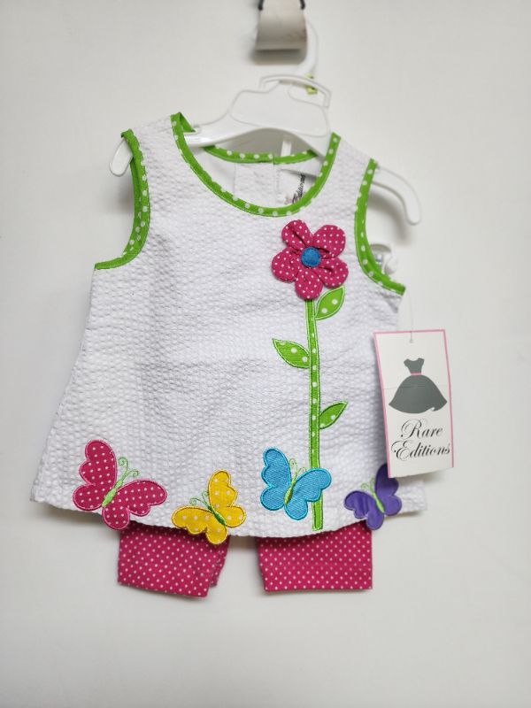 Photo 1 of 3-6 MONTH RARE EDITIONS BABY GIRL 2 PC OUTFIT
