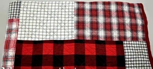 Photo 2 of MARTHA STEWART HOLIDAY COLLECTIO  QUILTED TROW 
Patchwork Quilted Throw, Red, 50? X 60? - 100% Cotton