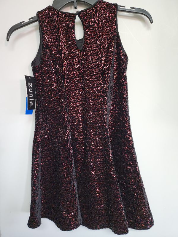 Photo 2 of Size 7 Zunie Girl Special Occasion Sleeveless Sequin Dress Black 