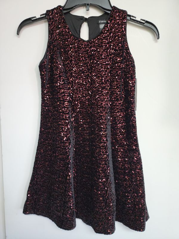 Photo 1 of Size 7 Zunie Girl Special Occasion Sleeveless Sequin Dress Black 