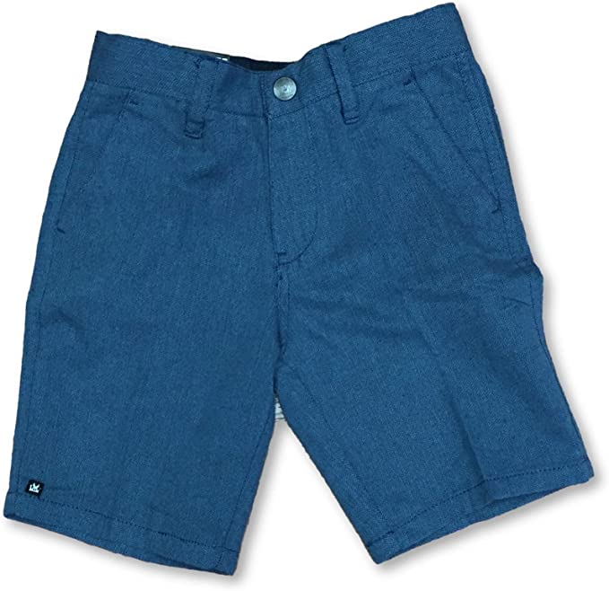 Photo 1 of SIZE 6 Micros Zip Fly Snap Closure Pocket Boy's Shorts (6, Blue Stone)