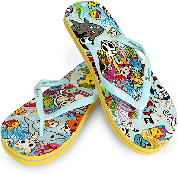 Photo 1 of tokidoki Women's Sea Punk Flip-Flop Size M 7-8