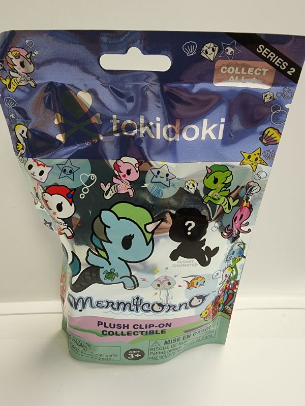 Photo 1 of TOKIDOKI Mermicorno Series 2 (Blind Bag) PLUSH CLIP ON COLLECTIBLE FACTORY SEALED