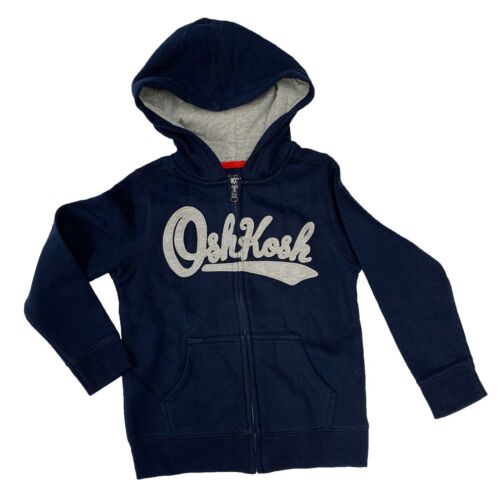 Photo 1 of 4T OshKosh B'gosh Little Kid's Full Zip Hoody Navy 