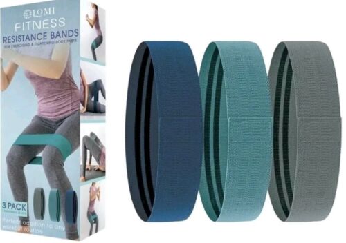 Photo 1 of Lomi Fitness Resistance Bands For Exercising And Tightening Body Parts 3 Pack.

